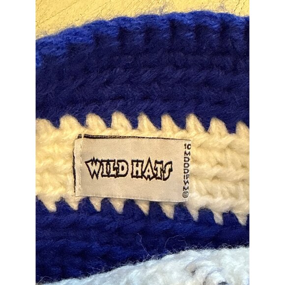 Wild Hats Knit Blue & White Headband With Colorado C Design - Picture 2 of 5